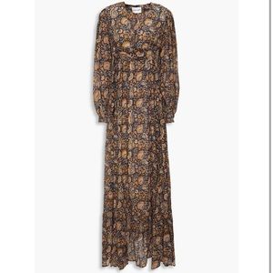 ANTIK BATIK #frenchstyle Bohemian Boho 
Khero gathered printed voile maxi dress